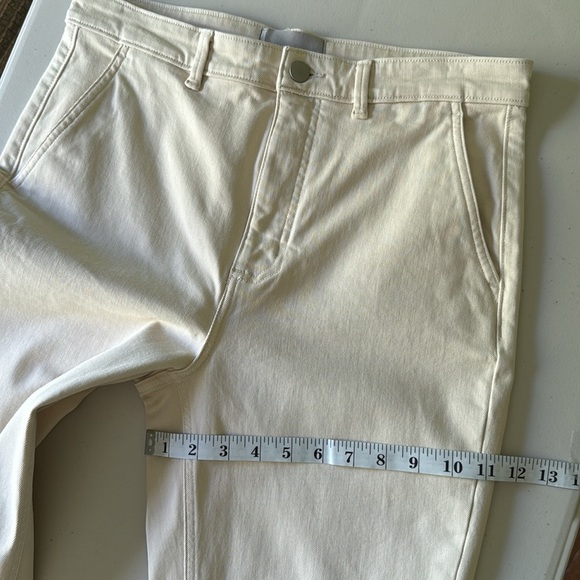 Everlane The Slim Leg Crop Pants Cream Colored - Picture 6 of 17